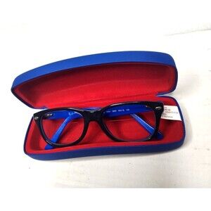 Ray Ban KIDS RB 1544 3600 Blue Green Wayfarer Eyeglass Frames 48-16-130 w Case